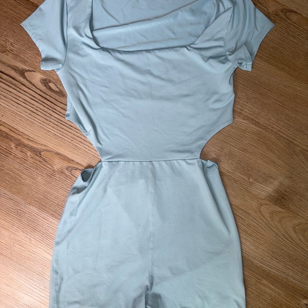 Reformation Ecostretch Cutout Activewear Romper